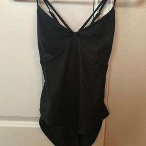 Medium Black Body Suit